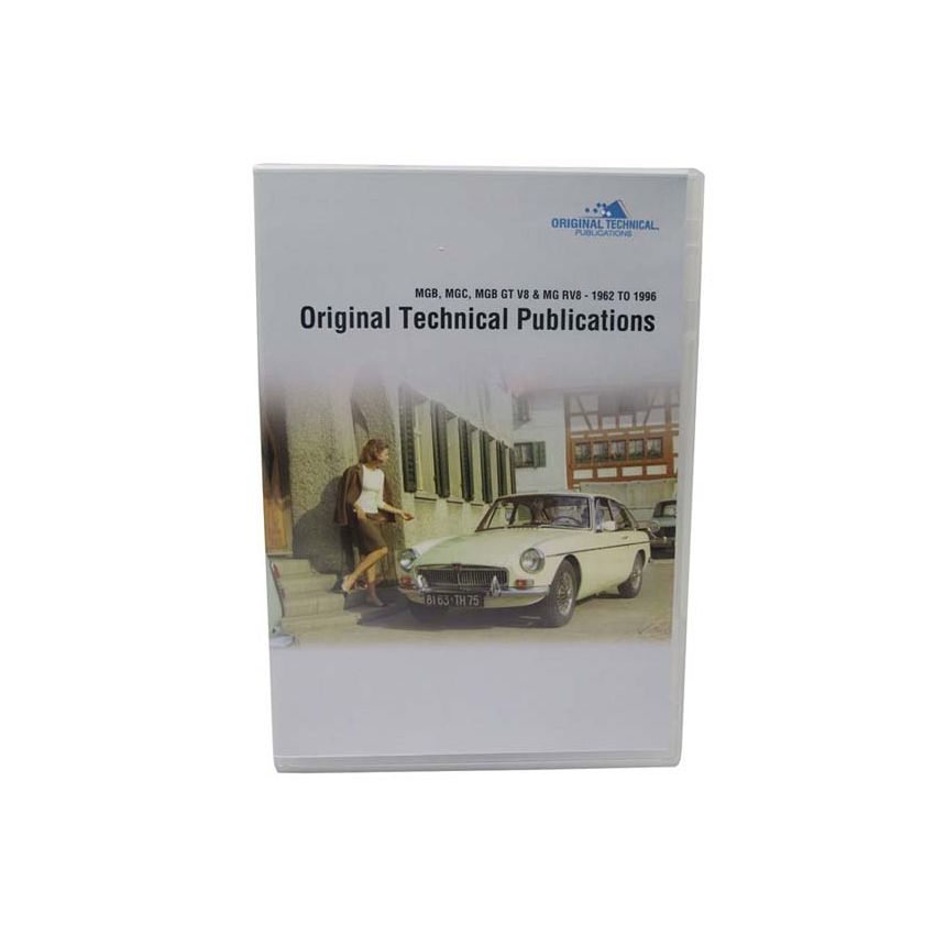 PARTS/TECH DVD      MGB MGC  GT V8 RV8