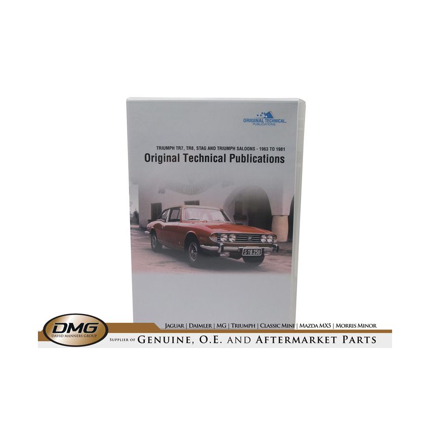 PARTS/TECH DVD      TR7/8, STAG, SALOONS