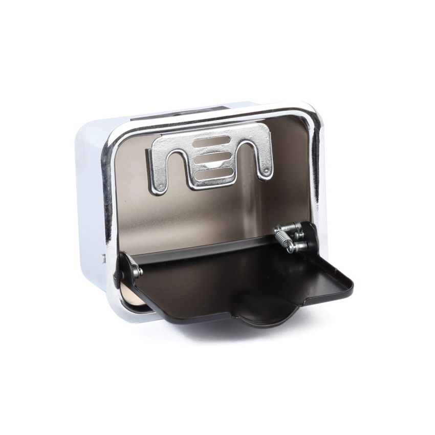 ASHTRAY BLACK/CHROME:  MGB 72>