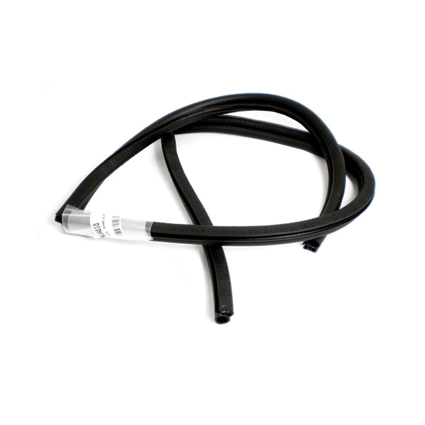 RH REAR QUARTER WINDOW SEAL (BLACK NYLON):  MGB GT