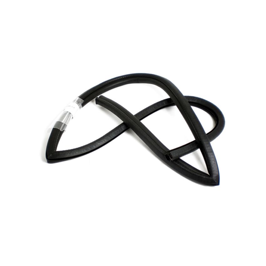 LH REAR QUARTER WINDOW SEAL (BLACK NYLON):  MGB GT