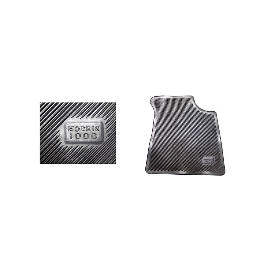 FOOTWELL MAT, RUBBER: MORRIS MINOR SALOON, CONV, TRAV