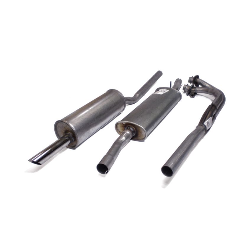 EXHAUST SYSTEM  (3-PIECE):  MGB 62-74