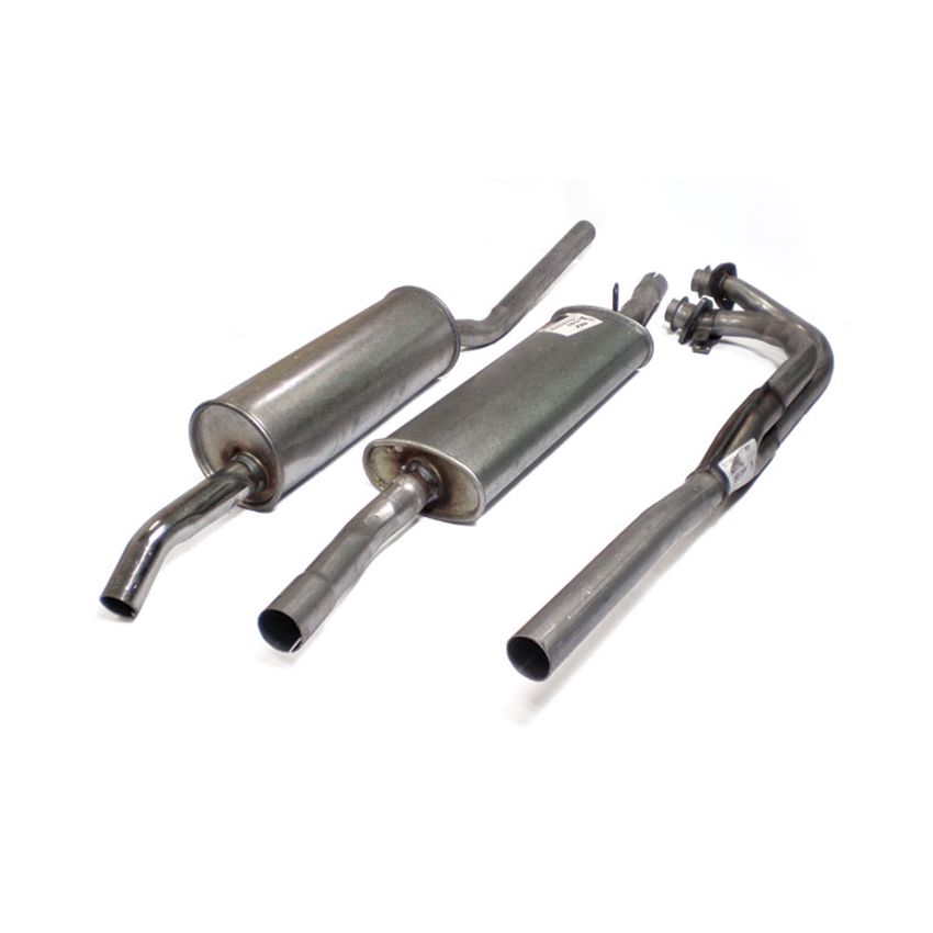 EXHAUST SYSTEM  (3-PIECE):  MGB 74-80