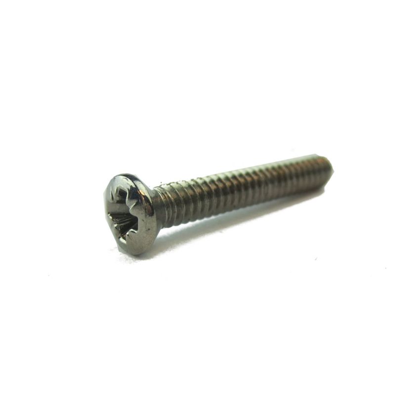 SCREW (CHROME PLATED):  MGB >74, S&M 60-79