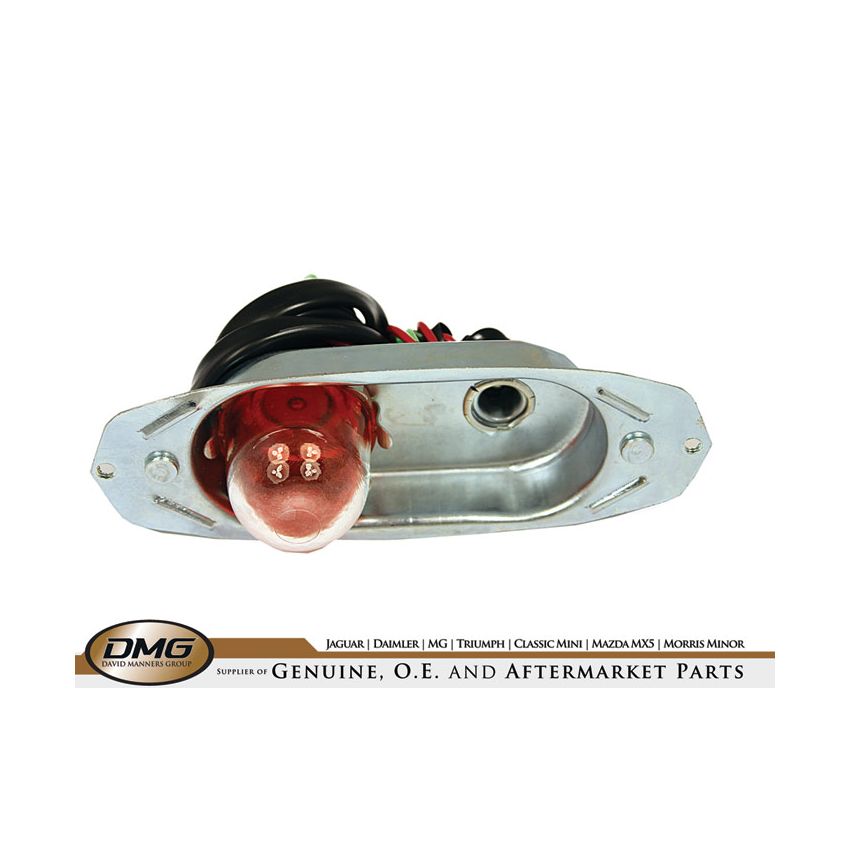 SIDE LAMP/BACK PLATE (WIRED):  SPRITE, MIDGET