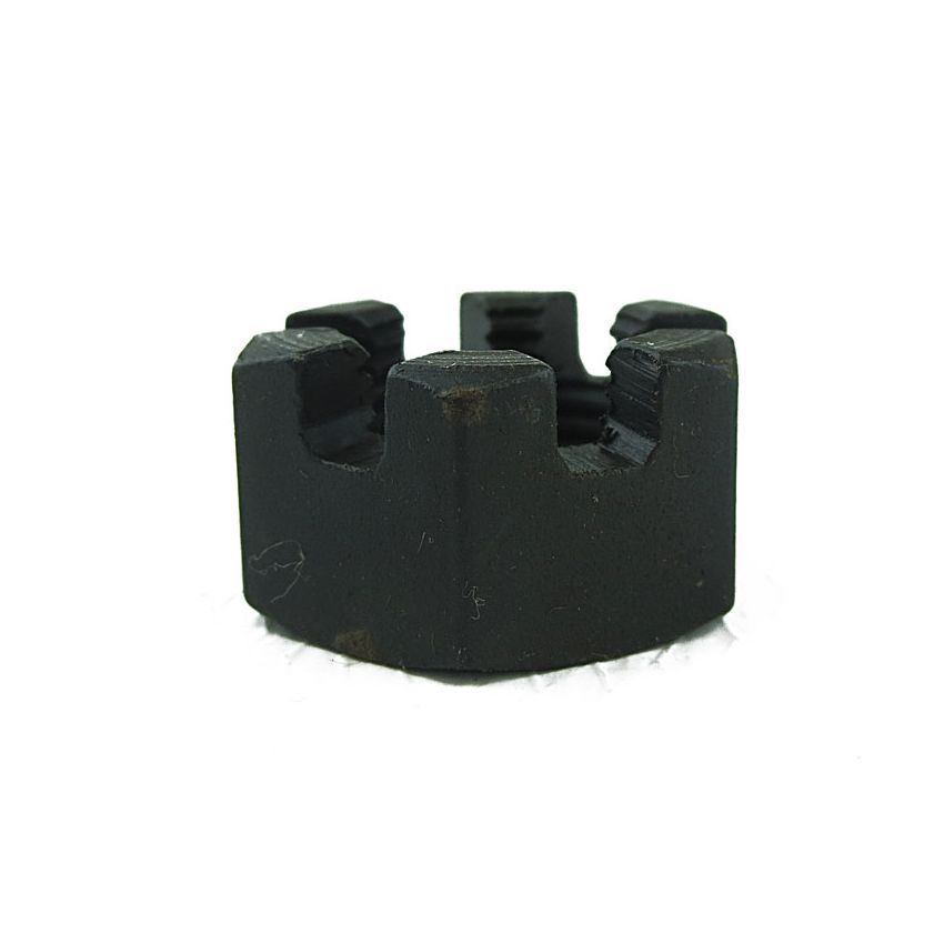 LH FRONT HUB NUT:  MORRIS MINOR