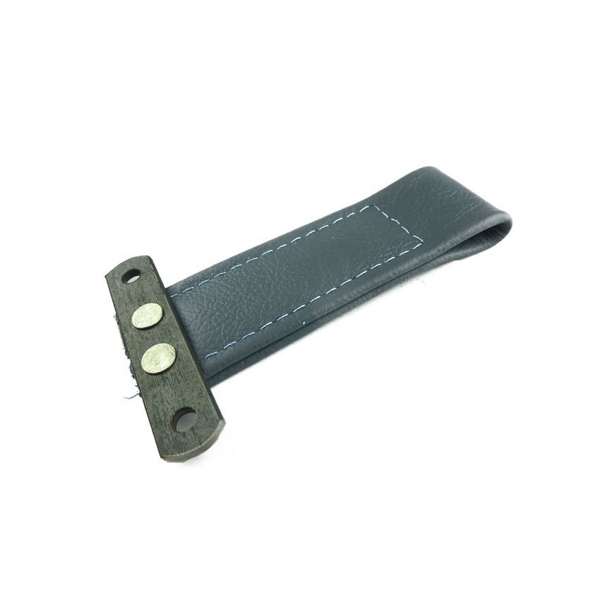 DOOR PULL LEATHER (BLUE): MORRIS MINOR 53-71