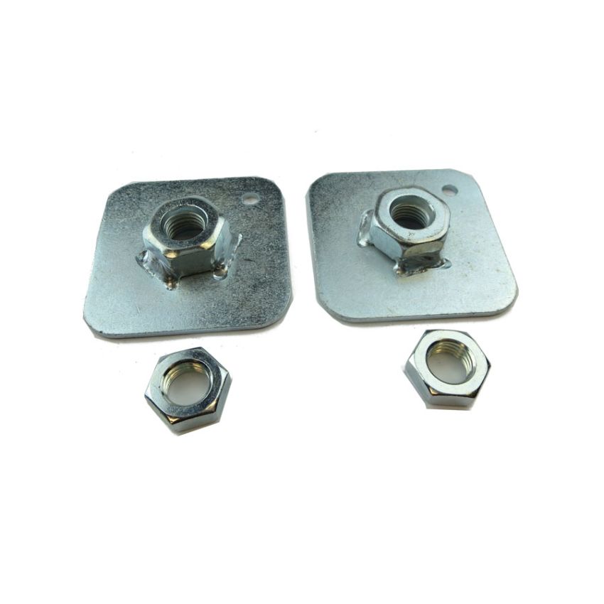 SEATBELT MOUNTING PLATES (PAIR):  GT6