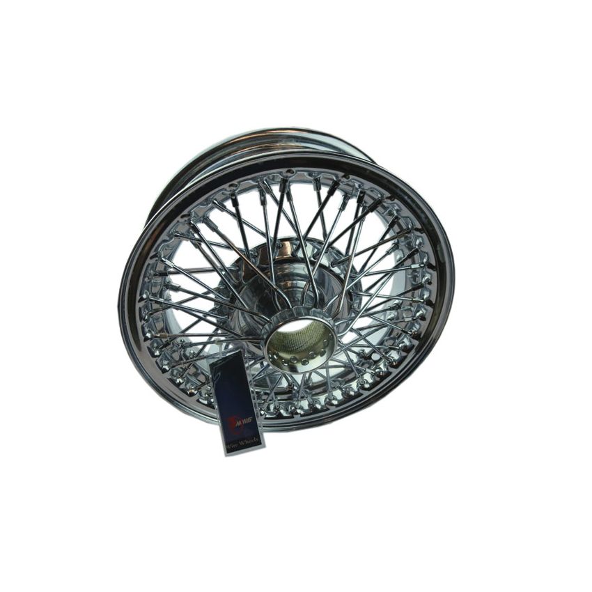 WIRE WHEEL-CHROME 4X13 60 SPOKE:  S&M