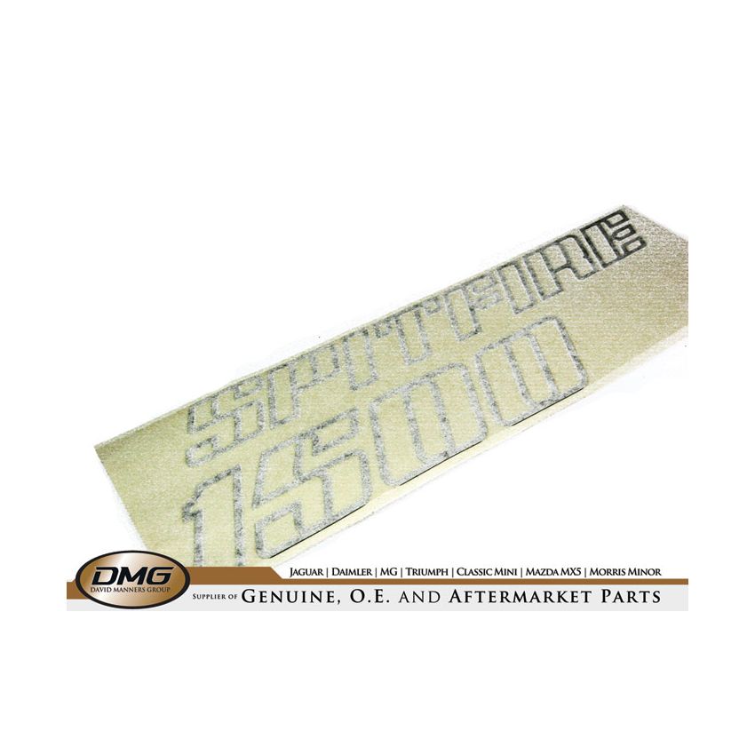 DECAL BONNET SILVER:  SPITFIRE 1500