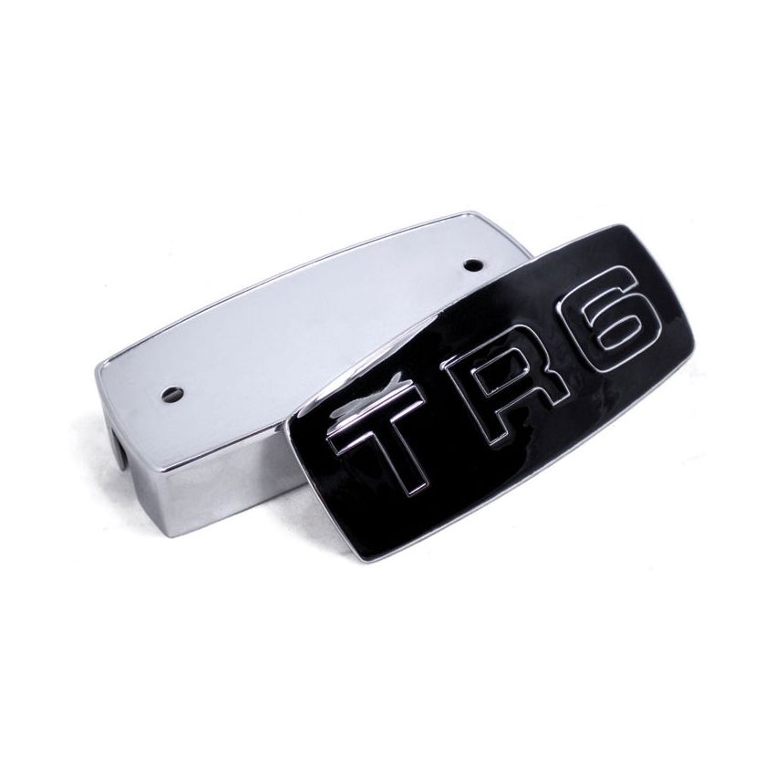 ENAMEL BADGE & PLINTH:  TR6