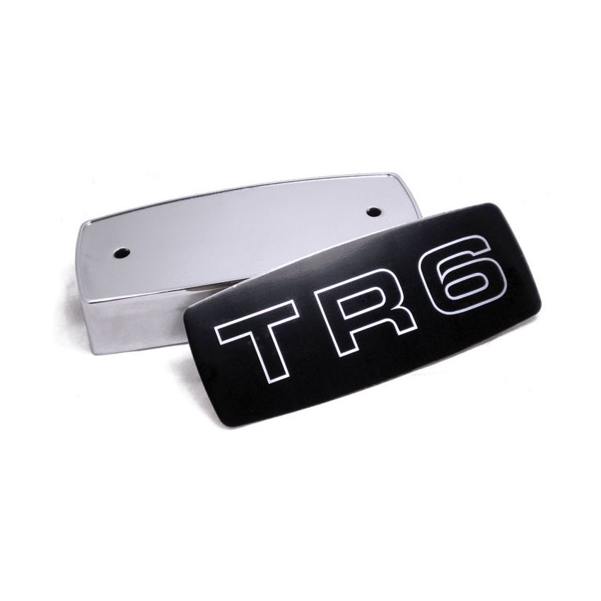 FRONT BADGE & PLINTH:  TR6