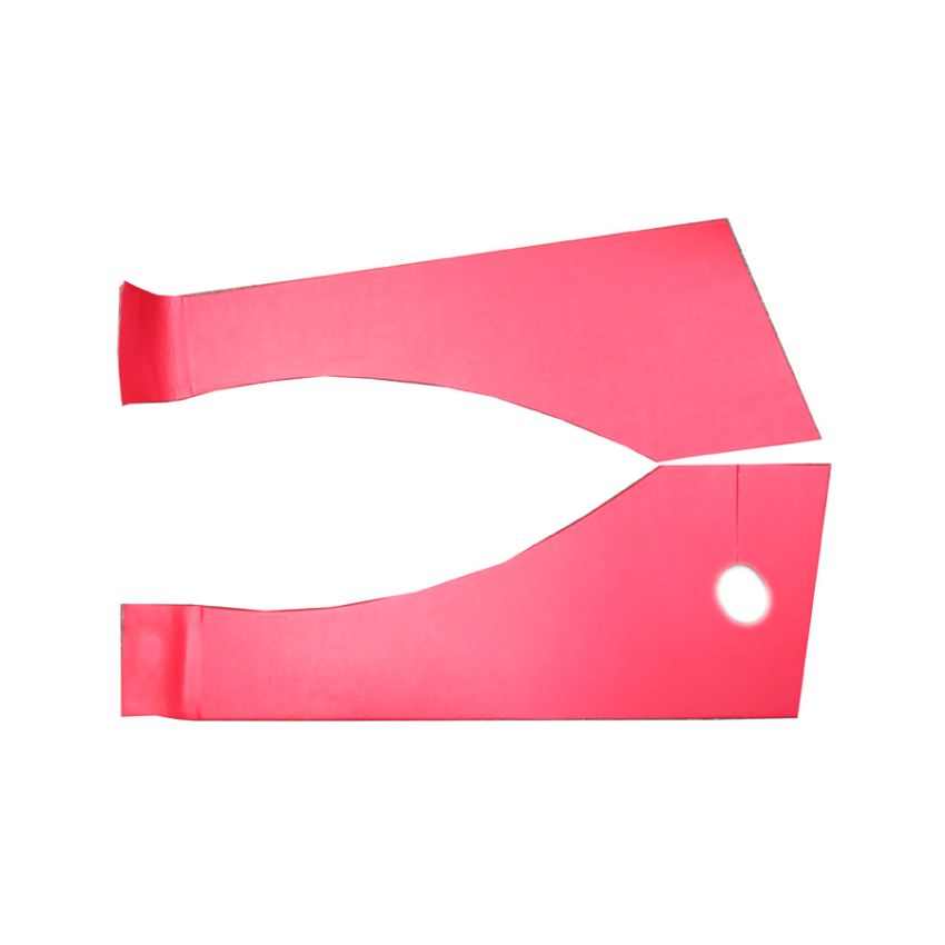 PAIR REAR COMPARTMENT PANELS (RED):  MORRIS MINOR 62-71