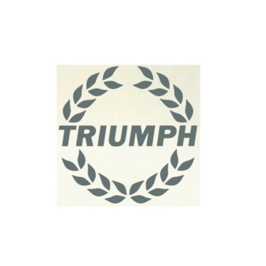 LAUREL DECAL BLACK:  TR7, SPITFIRE, GT6