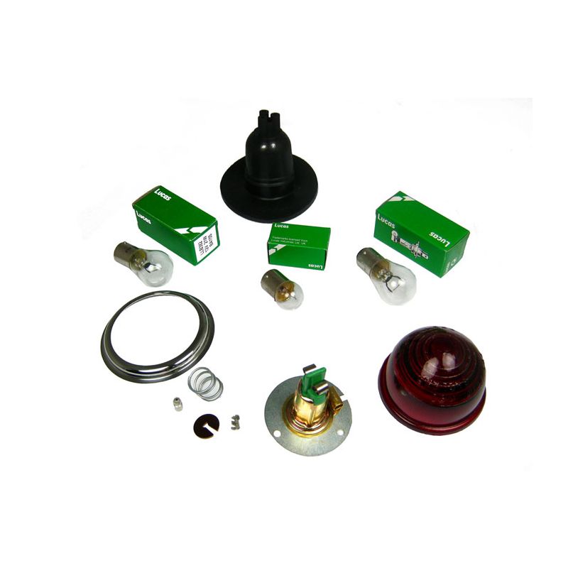 TAIL LAMP DOUBLE RED:  AH BN4-BJ8 EARLY, MINI, MM