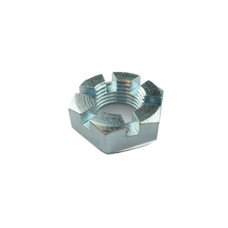 FRONT HUB SLOTTED NUT:  MGB 62-80