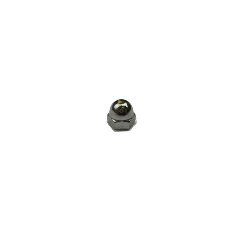 DOME NUT 6UNC-CHROME:  MIDGET