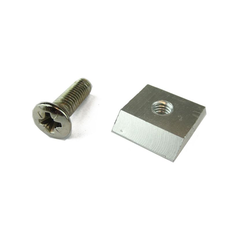 MOUNTING PLATE & SCREW:  MGA, MGB ROADSTER