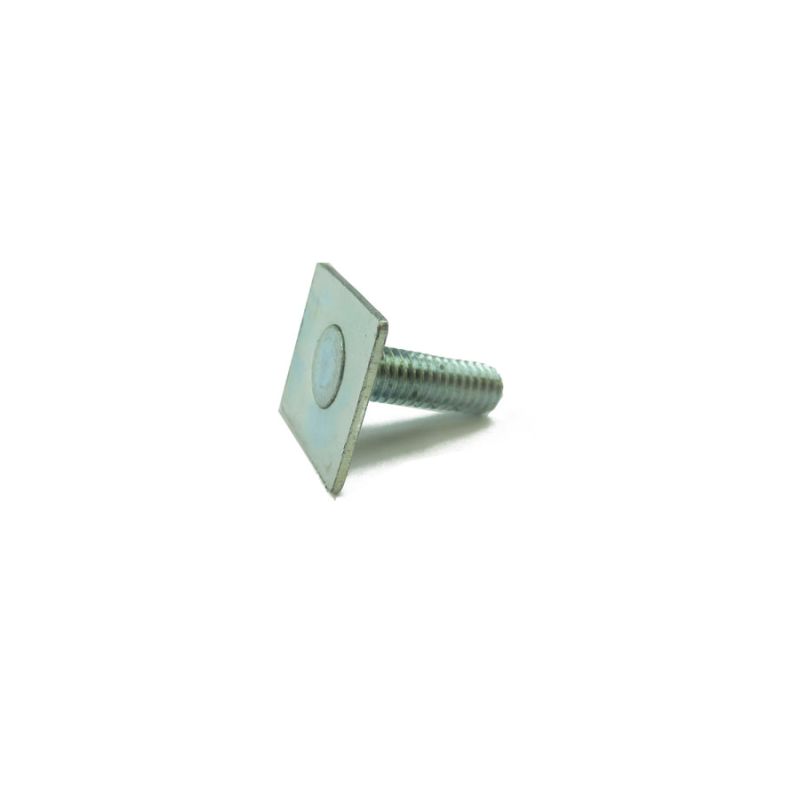 REAR COCKPIT STUD PLATE:  MGB, MGC 62-80
