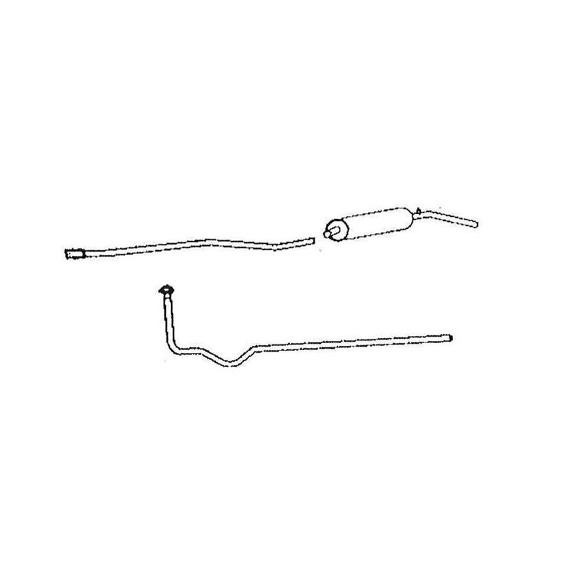 EXHAUST SYSTEM:  HERALD 1200 64>