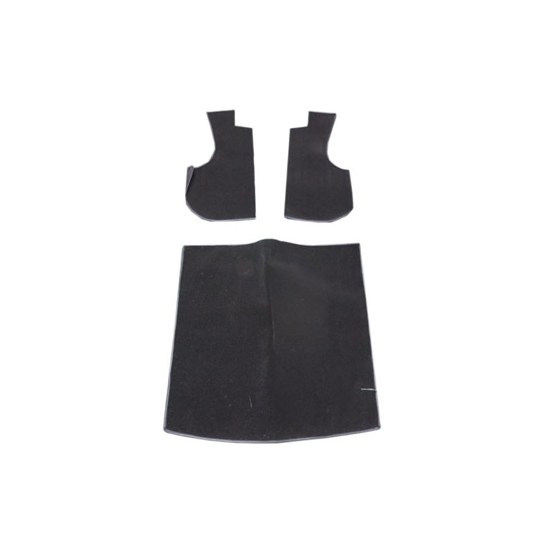 BOOT CARPET (BLACK):  MGB, MGC ROADSTER