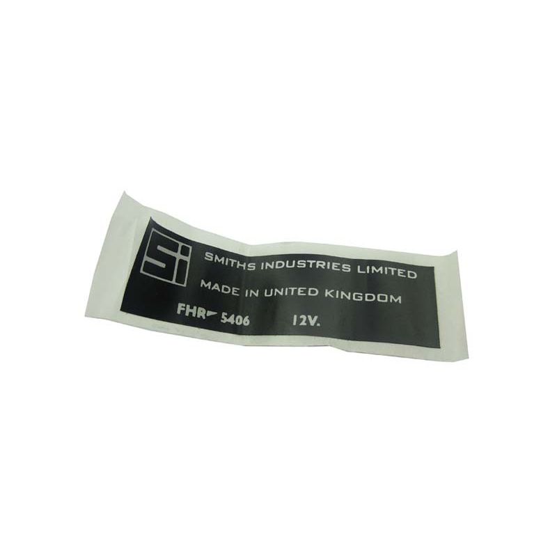LABEL SMITHS HEATER:  VARIOUS, MGB