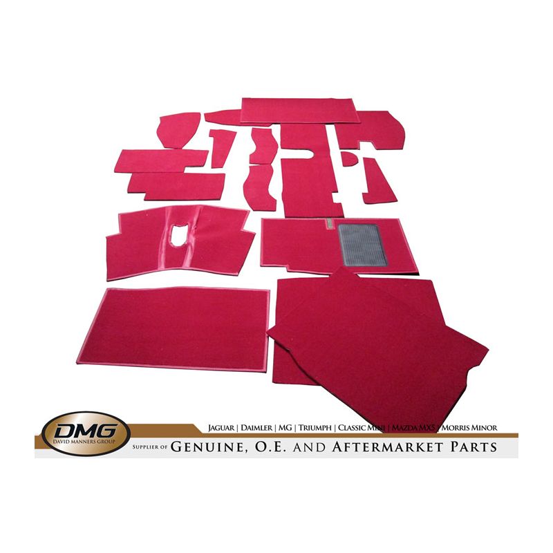 CARPET SET (RED):  S&M 64-66