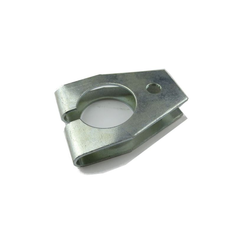 EXHAUST BRACKET (PINCH TYPE WITH HOLE):  MORRIS MINOR