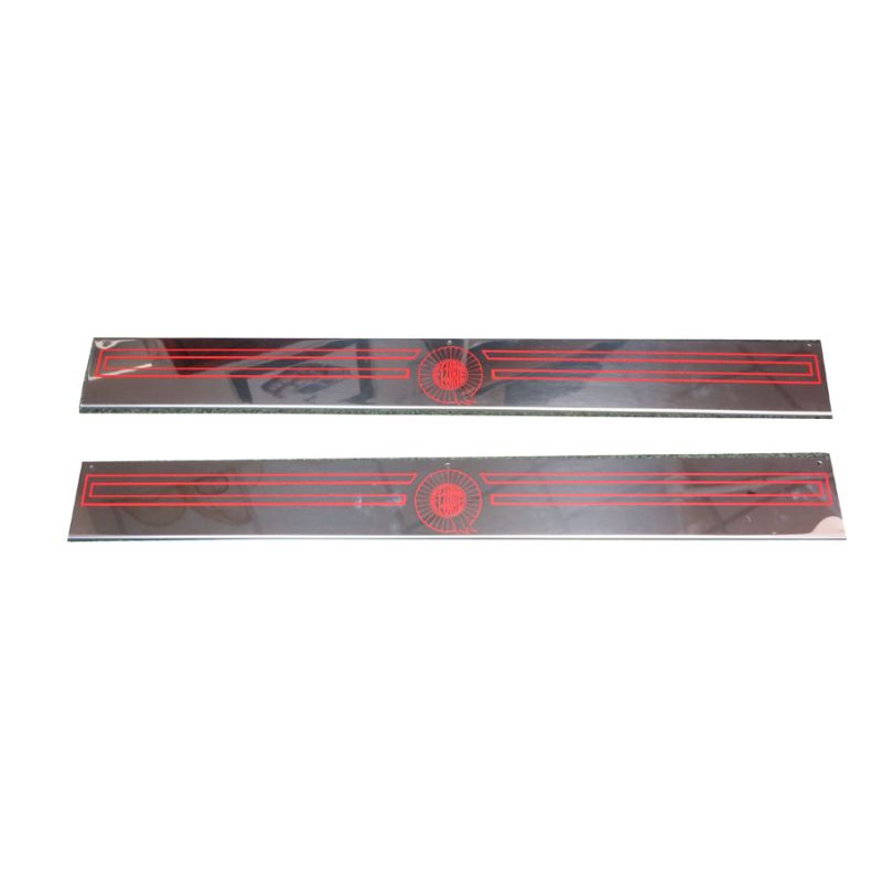 TREADPLATES (PAIR) ("SAFETY FAST"):  MGB, V8, MGC