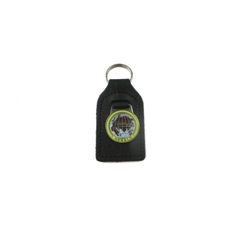 LEATHER KEYFOB:  HERALD
