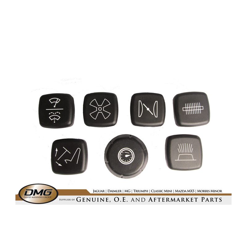 DASH KNOB SET:  TR5, TR6 71