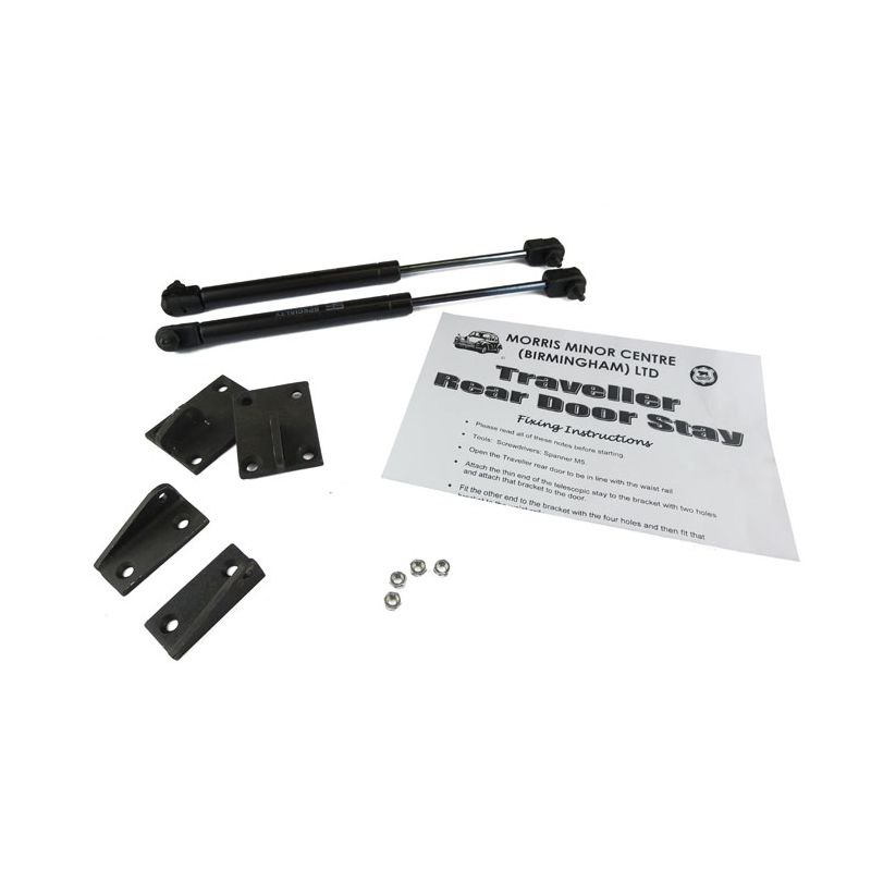 REAR DOOR STAY KIT: MORRIS MINOR TRAVELLER