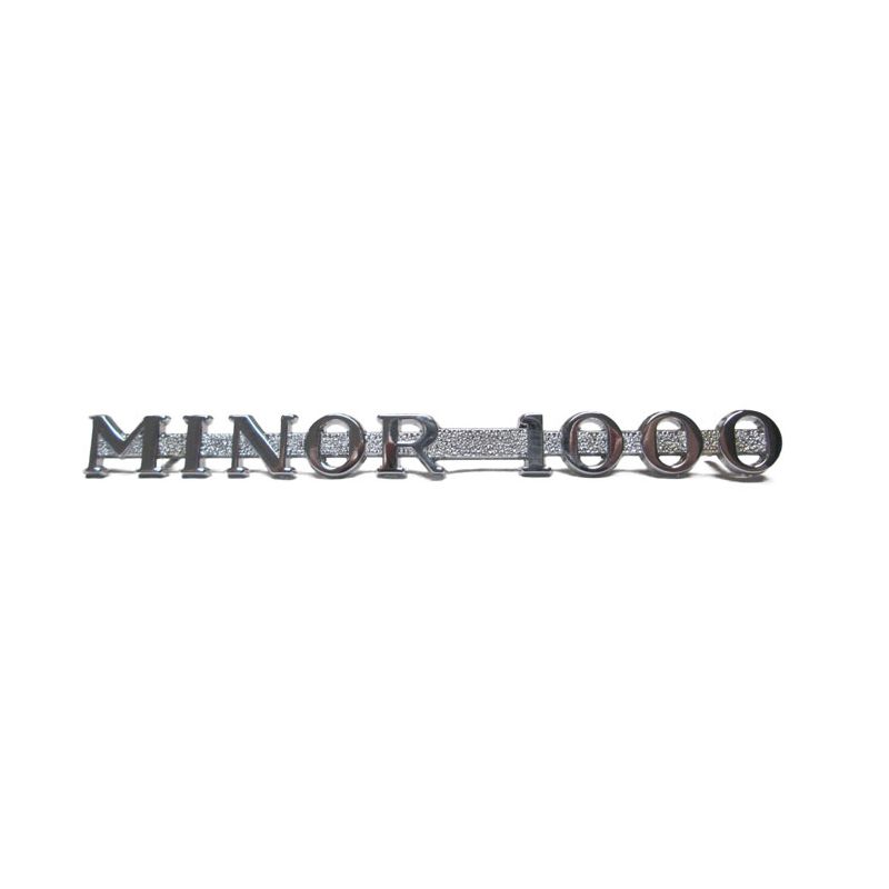 MINOR 1000 LOGO BONNET SIDE: MORRIS MINOR