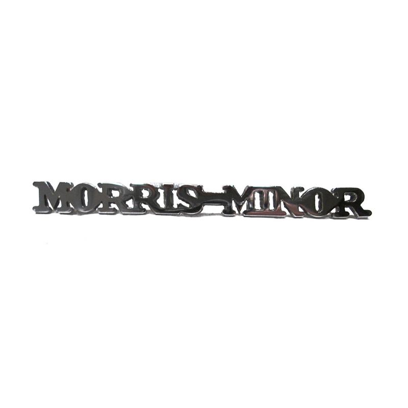 MORRIS MINOR LOGO BONNET SIDE:  MORRIS MINOR