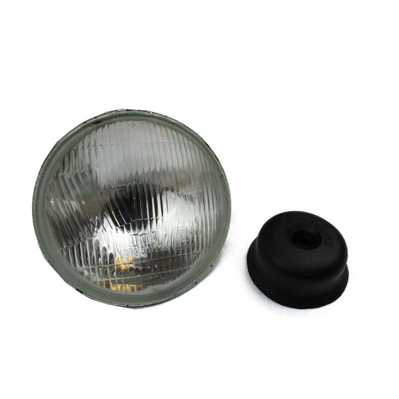 5.3/4" HEADLAMP UK H4 NO PILOT: