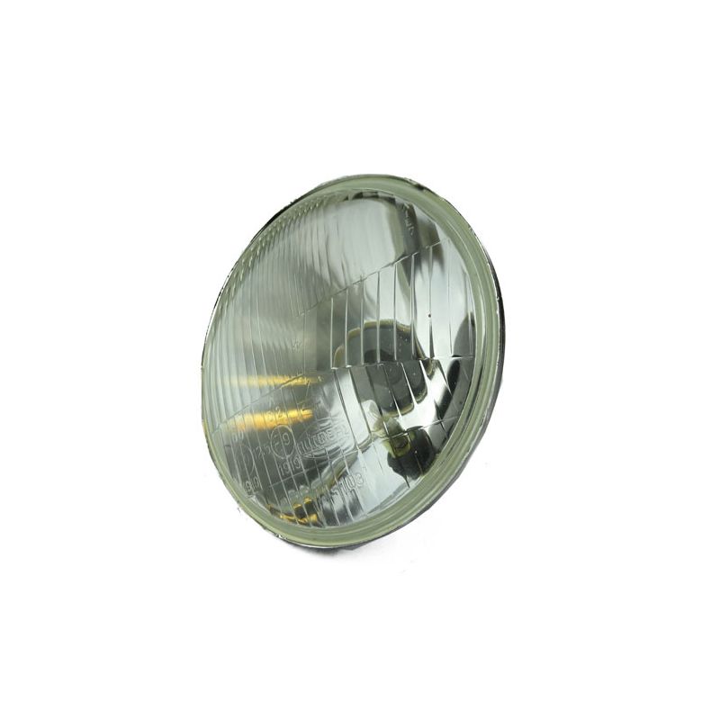 5.3/4" HEADLAMP LHD H4 WITH PILOT: