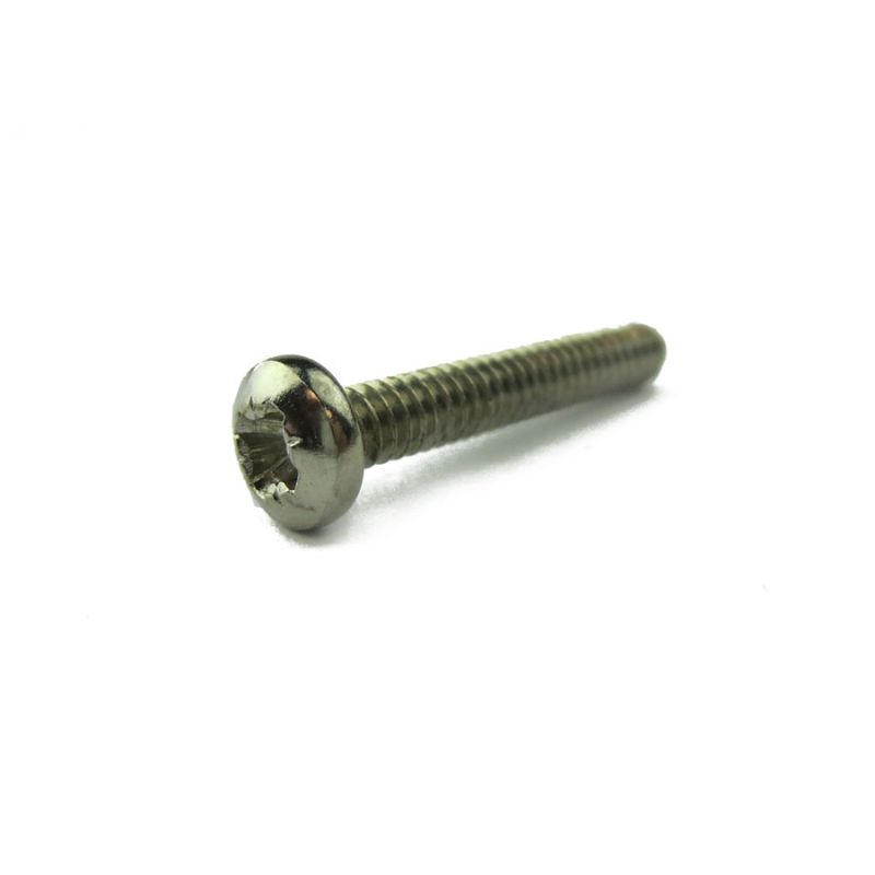 SCREW 7/8" NO.6 CHROME:  MGB