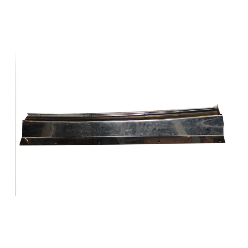 LH KICK PLATE 2-DOOR (S/STEEL):  MORRIS MINOR
