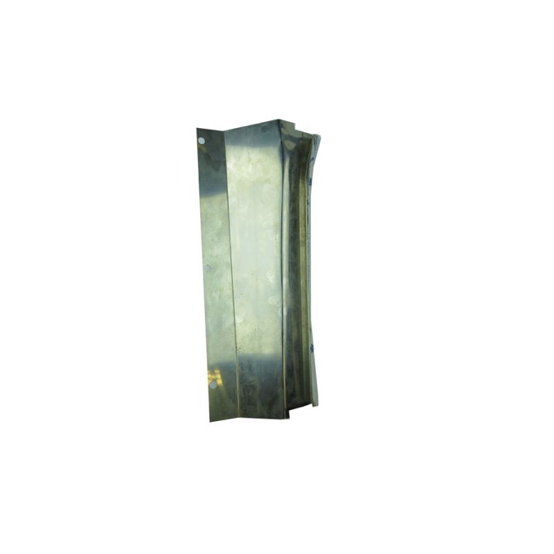 LH REAR KICK PLATE 4-DOOR (S/STEEL):  MORRIS MINOR