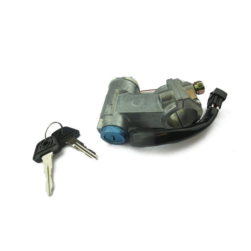 LUCAS STEERING LOCK ASSY WITH SWITCH:  TR5, TR6, SPITFIRE MKIV, GT6