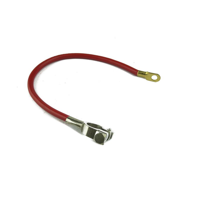 BATTERY TO SOLENOID (POS) RED 15" LONG: MORRIS MINOR