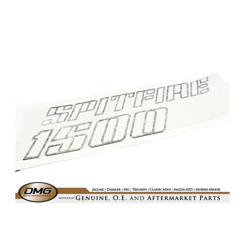 BONNET DECAL (BLACK):  SPITFIRE 1500